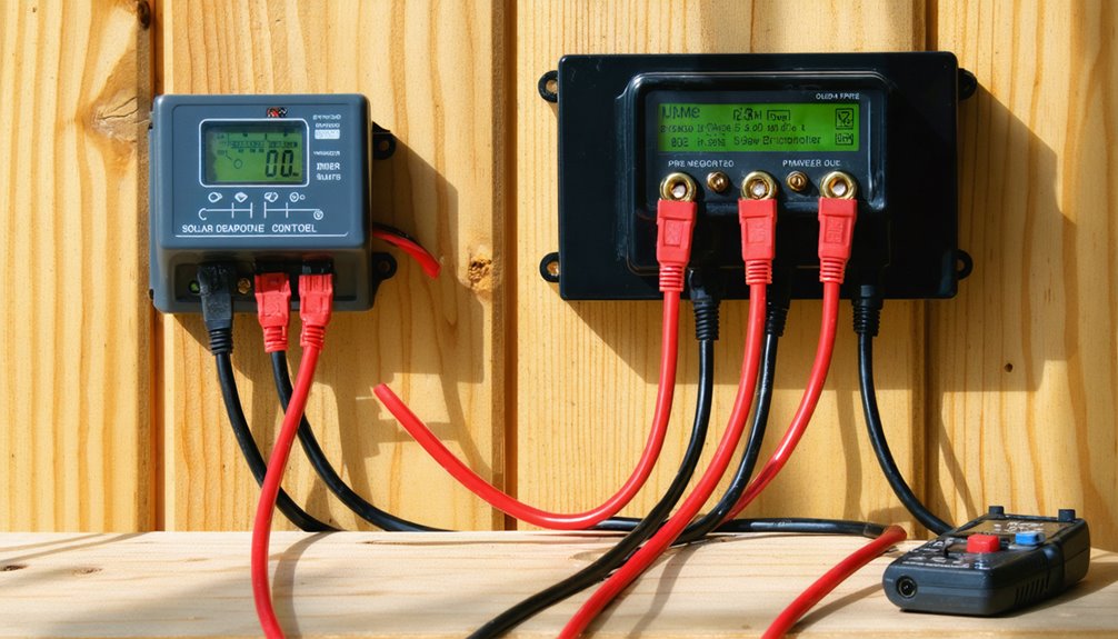 battery connection to controller