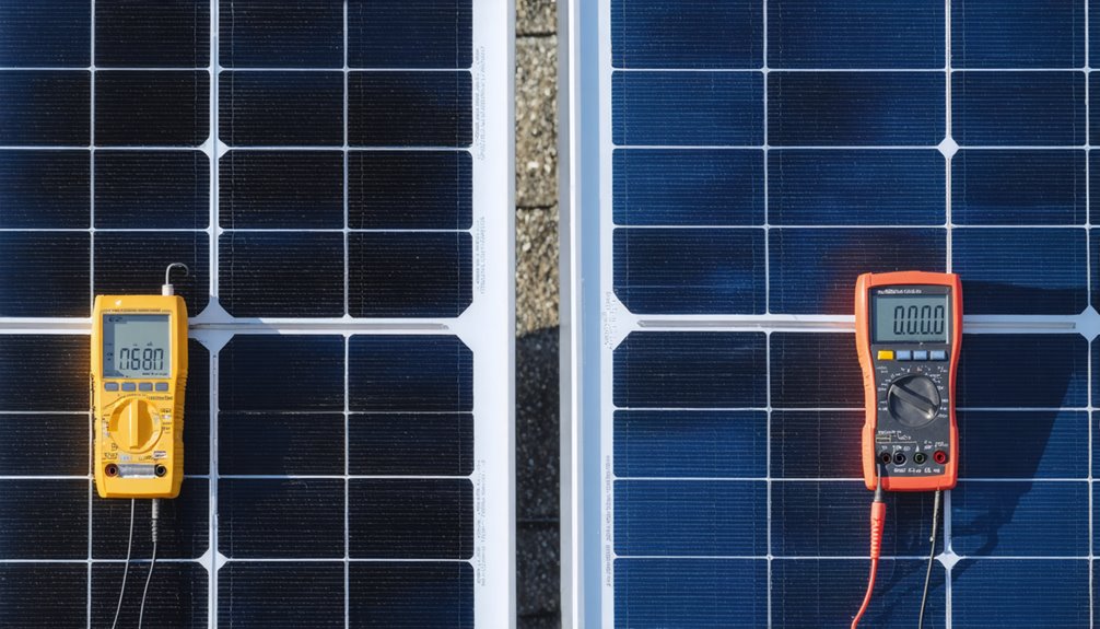 efficiency comparison of solar panels