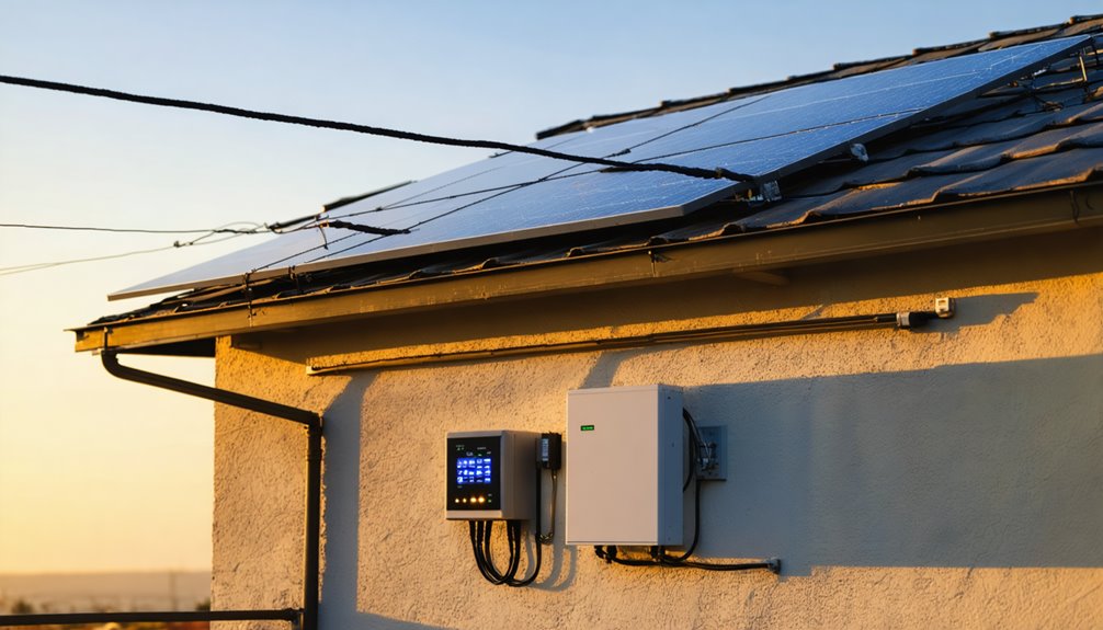 grid charging solar battery