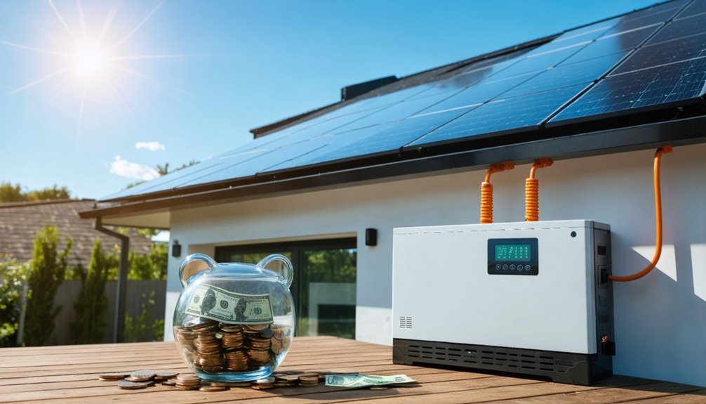 solar battery cost savings