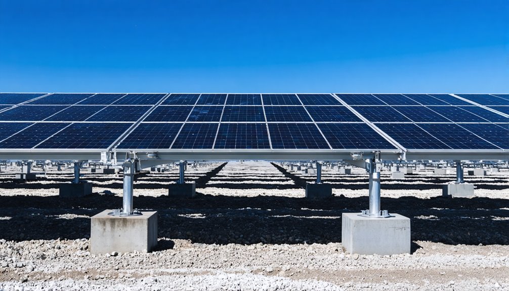 flexible solar ground mounts