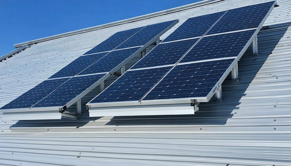 installing solar panels securely