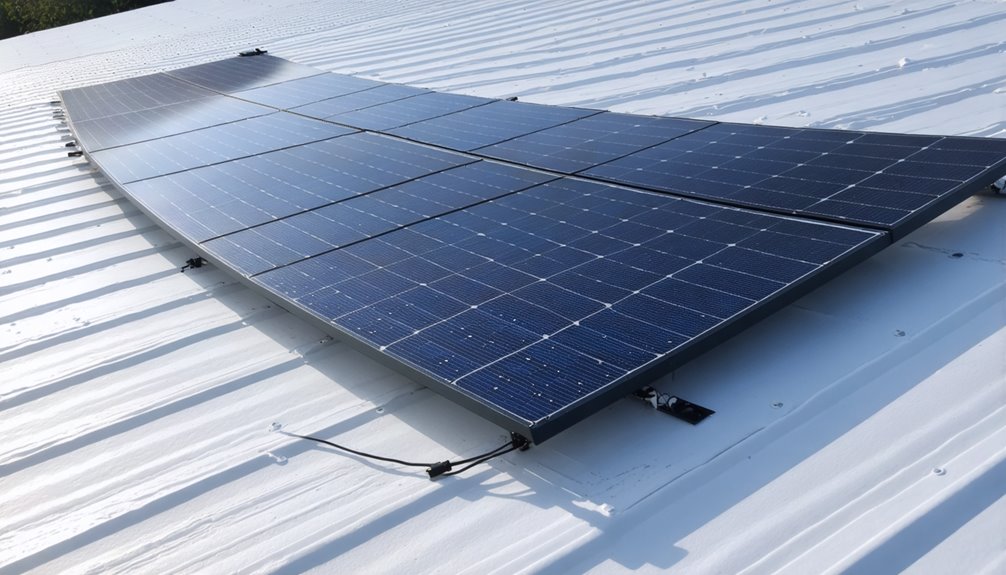 mounting flexible solar panel