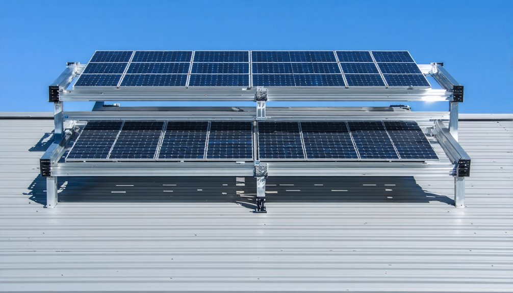 mounting solar panels securely