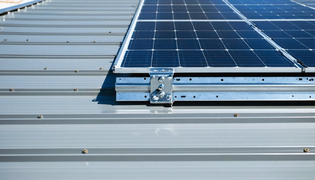 secure solar panel attachments