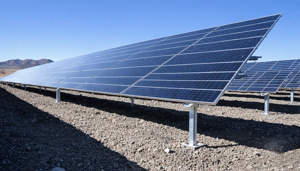 solar panel height variations