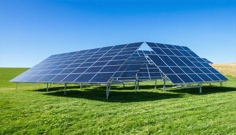 solar panel mounting structures